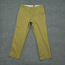 Vintage Boy Scout Pants 36x29 Green America BSA Outdoors Uniform 70s 80s picture