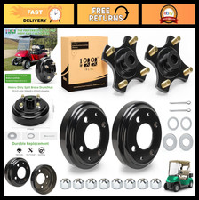 10L0L Golf Cart Heavy Duty Split Brake Drum and Rear Wheel Hub Assembly for EZGO picture