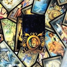 Russian Language Tarot Cards - 80ct, Fortune Telling, 10.5×6.2cm (4.1×2.4in) picture