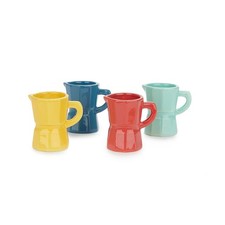 Balvi Set of 4 Espresso Cups Mocha Multi-Coloured picture