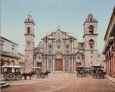 La Catedral Church, Habana Havana Cuba 1900 8X10 vintage Photo Picture Image picture