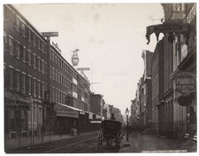 USA  c.1880's VINTAGE PHOTO - CHESTNUT ST PHILADELPHIA FRITH SERIES picture