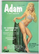 ADAM Men's Adventure Magazine V2#2, Lilly Christine, Adventure, Apr. 1954 picture