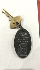 Old Vintage Grand Central Station New York City Key W Fob #523 Yale USA Made picture