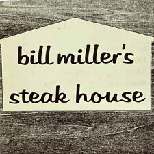 Vintage 1970s Bill Miller's Steak House Restaurant Menu The House Of Great Food picture