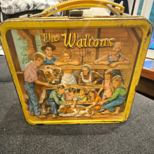 The Waltons Vintage Metal Lunchbox w/ Thermos, Aladdin Industries 1973 picture
