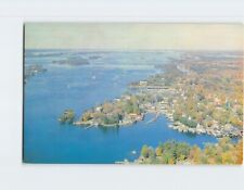 Postcard Aerial View Alexandria Bay New York USA picture