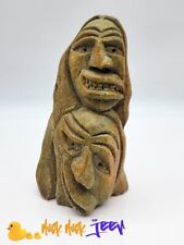 GARFIELD THOMAS SAGO WIS IROQUOIS STONE CARVING picture