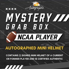 Mystery Grab Box - NCAA Autographed Mini Helmet picture