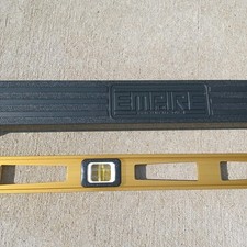 VTG EMPIRE TOOLS 48” Level Hard Plastic Case 75 Year Anniv gold #4483501 USA picture