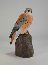 American Kestrel Original Wood Carving picture