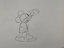 MICKEY MOUSE Production Art Animation Cel Layout Drawing 1939 WALT DISNEY I10 picture