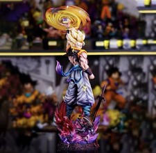 Dragon Ball 45cm Gogeta Cloudrise Statue Triple Interchangeable Heads PVC New picture