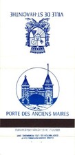 Ville de St-Hyacinthe Porte des Anciens Maires QC Vintage Matchbook 1970s picture