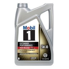 Mobil 1 Extended Performance High Mileage Full Synthetic Oil 5W-30, 5 Quart picture