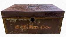 Antique S.T. Ry Co Metal Trolley Railway Box Street Railway Co Twin Cities MN picture