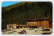 1954 Berthoud Pass Lodge At Top Of Berthoud Pass Cars Idaho Spring CO Postcard picture