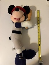 SEGA Prize USA Disney Sports Baseball Mickey Plush Early  2000s Arcade Prize Tag picture