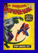 Amazing Spider-Man #45 3rd App of the Lizard - Romita Cover & Art - 1967 9.4 NM picture