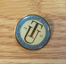 Vintage 1997 Tucson United 19th Annual Tournament Collectible Enamel Pin Lapel  picture