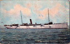 Vintage Postcard USS Prairie Auxiliary Cruiser AD-5 c1907 (A2) picture