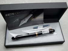 Japanese FP PLATINUM PNBM-20000 Black #3776 CENTURY 14K Music nib with Converter picture