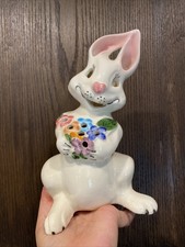 Vintage Hand Painted McCoy Pottery Limited McLights Retro Easter Rabbit~ Look picture