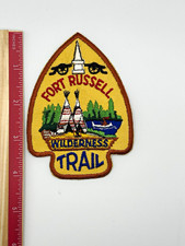 Vintage Fort Russell Wilderness Trail BSA Boy Scout Arrowhead Patch picture