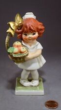 GOEBEL RED HEADS FIGURINE CHEER UP NURSE GIFT BASKET W Germany 1967 Charlot Byj5 picture