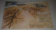 1985 Pfizer Vibra-Tabs Vibramycin Ad - Tides of Reinfection Chronic Bronchitis picture