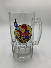 vintage 1988 tall glass Anheuser Bush Bud Budweiser glass stein mug bar barware picture