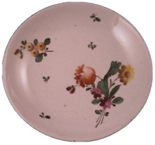 Antique 18thC Cozzi Porcelain Floral Saucer Porzellan Untertasse Venice Italian  picture