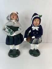 Byers Choice The Carolers 1991 & 1988 Girls Kids Tree Christmas picture