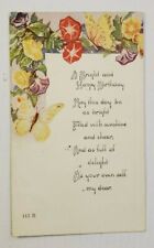 Birthday Poem - Postcard Posted 6/3/1921 picture