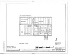 Smithtown Long Island New York 1900s Obadiah Smith House Cellar Plan HABS picture