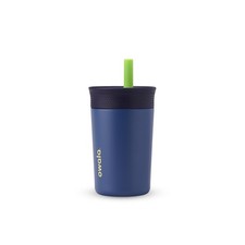 Owala Kids Insulation Stainless Steel Tumbler with 12 Ounces, Navy & Blue  picture