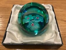 CAITHNESS Scottish Glass Waterlily Impressions Paperweight LE 143/250 Colin picture