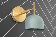 Handmade Stilnovo Style Brass Sputnik Wall Lamp Mid Century Italian Sconce Gift picture