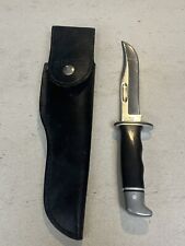 Buck 119 Hunting Knife W/Sheath, 5.75” Blade, Vintage picture