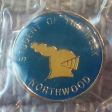 Student of the Week Northwood pin badge picture