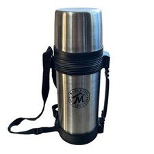 NWOB Marlboro Country Store Hot and Cold 1.1qt Stainless Steel Thermos  picture