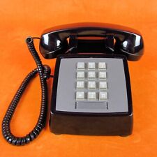 Vintage Black Western Electric Touch-Tone Desk Phone & Cord Model 2500 WORKS picture