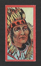c1910s T74 Booker Tobacco Card - Indian Series Nantaquas Brother of Pocahontas picture