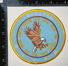 VINTAGE OBSOLETE Houston HIDTA Texas TX Police Patch picture
