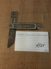 Vintage Southington Sliding T Bevel Square Bat Wing Nut picture