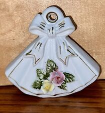 Vintage Porcelain China Fan Shaped Flower Bell picture