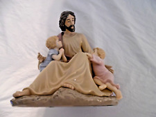 JESUS WITH CHILDRENS (Classic Treasures Porcelain Statue/Sculpture/Figurine) picture