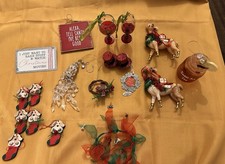 Lot Of Ornaments Whimsy 20 Total Pieces picture