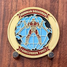 Ironman Squadron VQ-3 Navy E-6B Mercury Challenge Coin  W#25 picture
