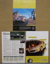 1999 Mazda Miata Ad Poster (2) and Road Test picture